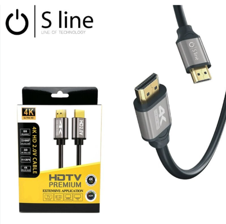  S-Line 1.5 Metre 4K HDMI Kablo ErkekErkek 1.5MT FK-0501-4K